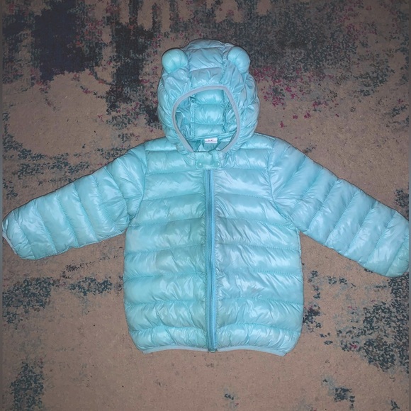 Toddler Cub Puffer Coat 🐻 🩵 - Picture 1 of 8